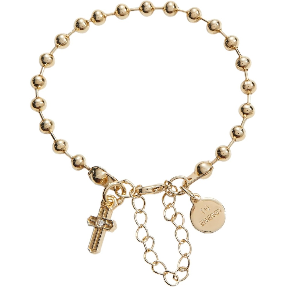 image:imageAlex and Ani Cross Ball Chain BraceletShiny Gold