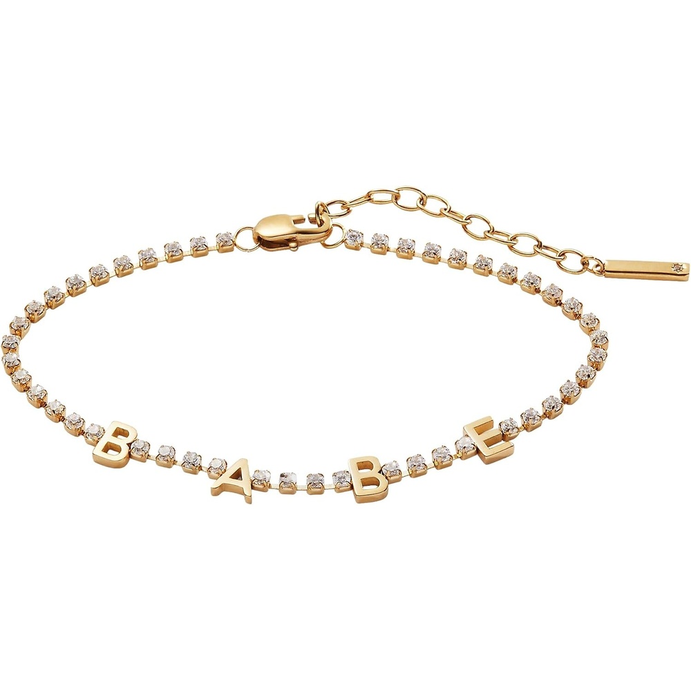 image:imageAlex and Ani Crystal Tennis Chain BraceletsBabe Stainless Gold