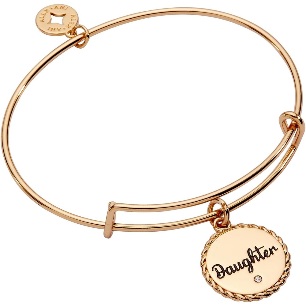 image:imageAlex and Ani Daughter Charm Bangle Bracelet for WomenShiny Gold