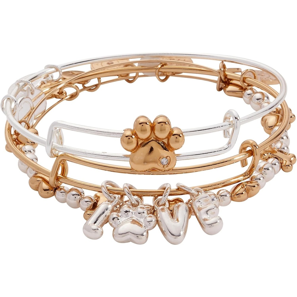 image:imageAlex and Ani Dog amp Paw Themed BraceletTwo Tone