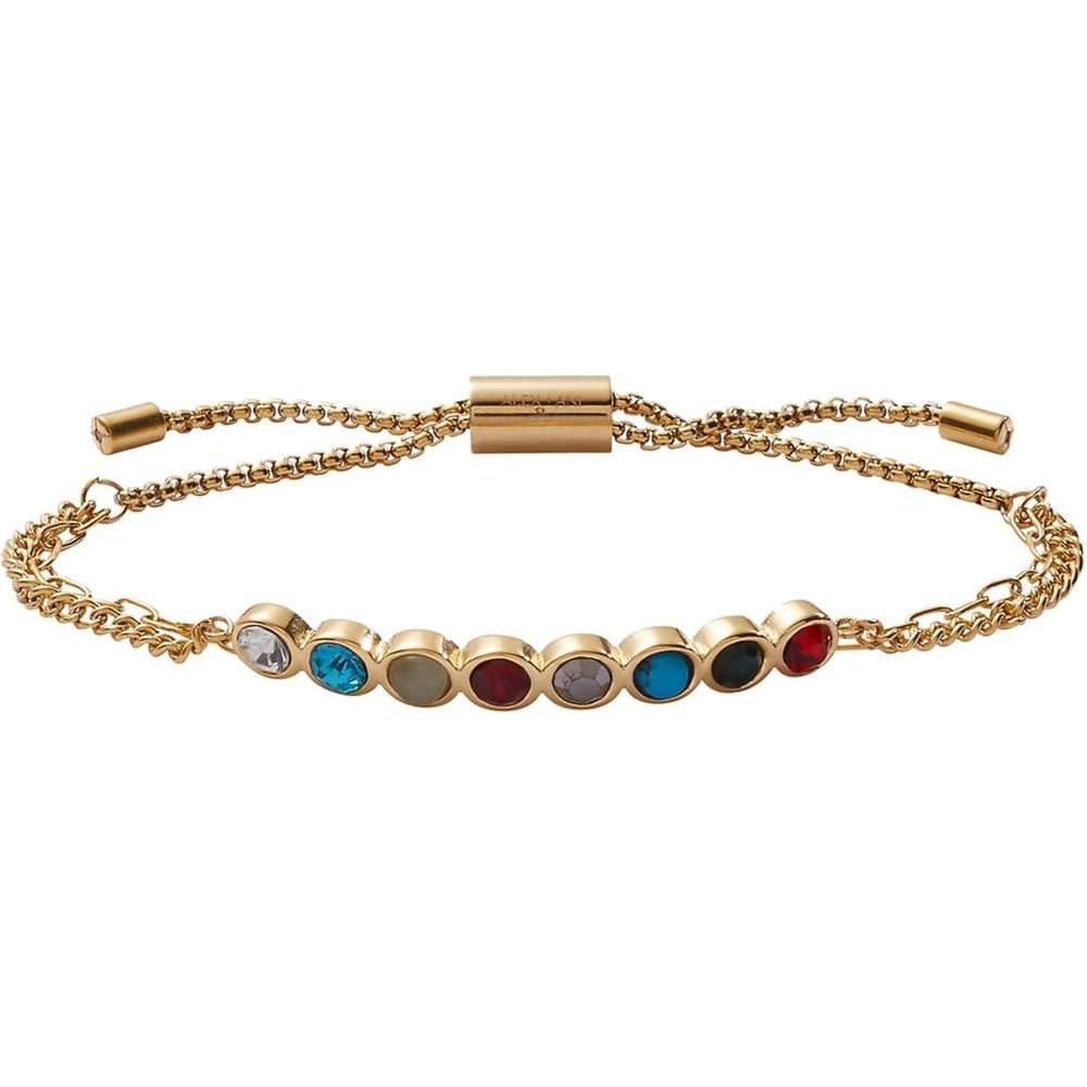 image:imageAlex and Ani Family Hidden Message Acrostic Bolo BraceletsStainless Gold