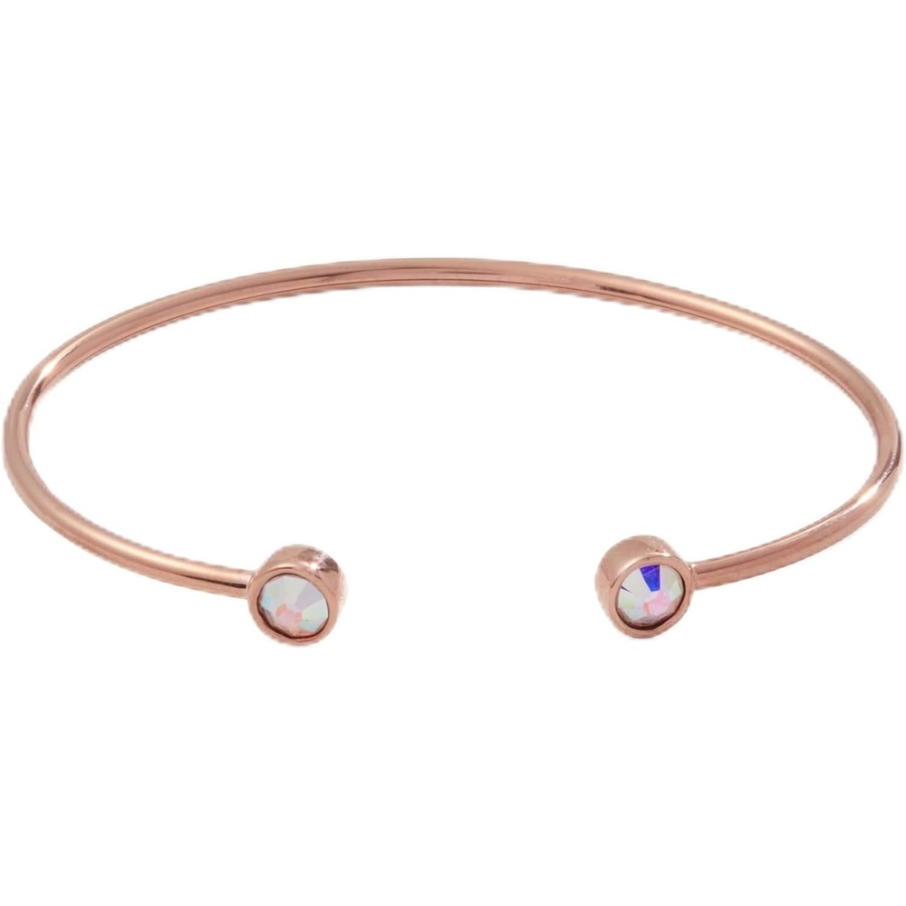 image:imageAlex and Ani Flex Cuff Bracelet CrystalShiny Rose Gold