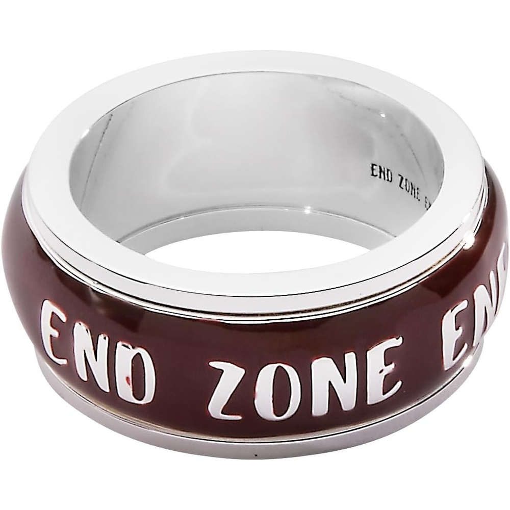 image:imageAlex and Ani Football Fidget Ring Shiny Silver