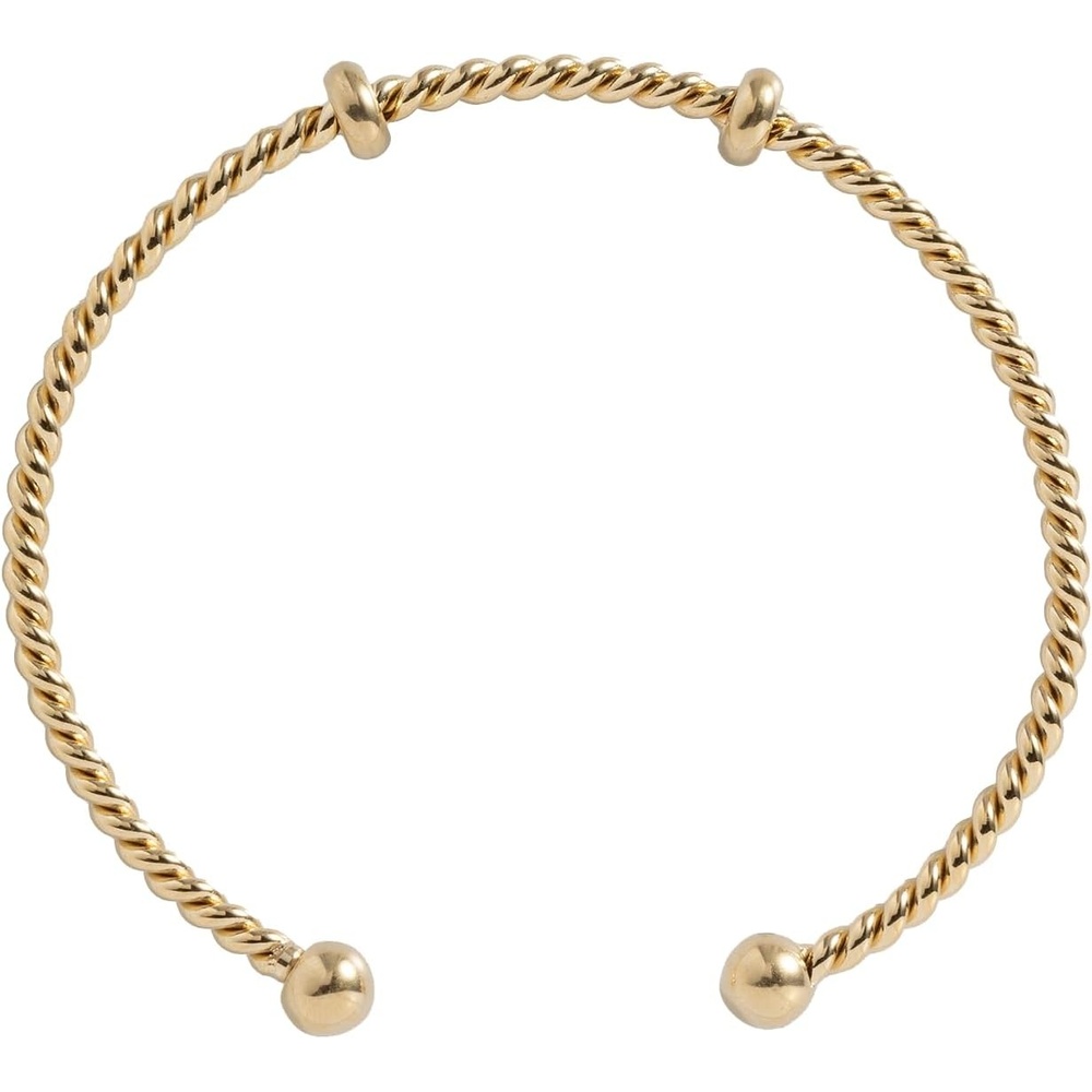 image:imageAlex and Ani French Rope Charm Bracelet CuffStainless Gold