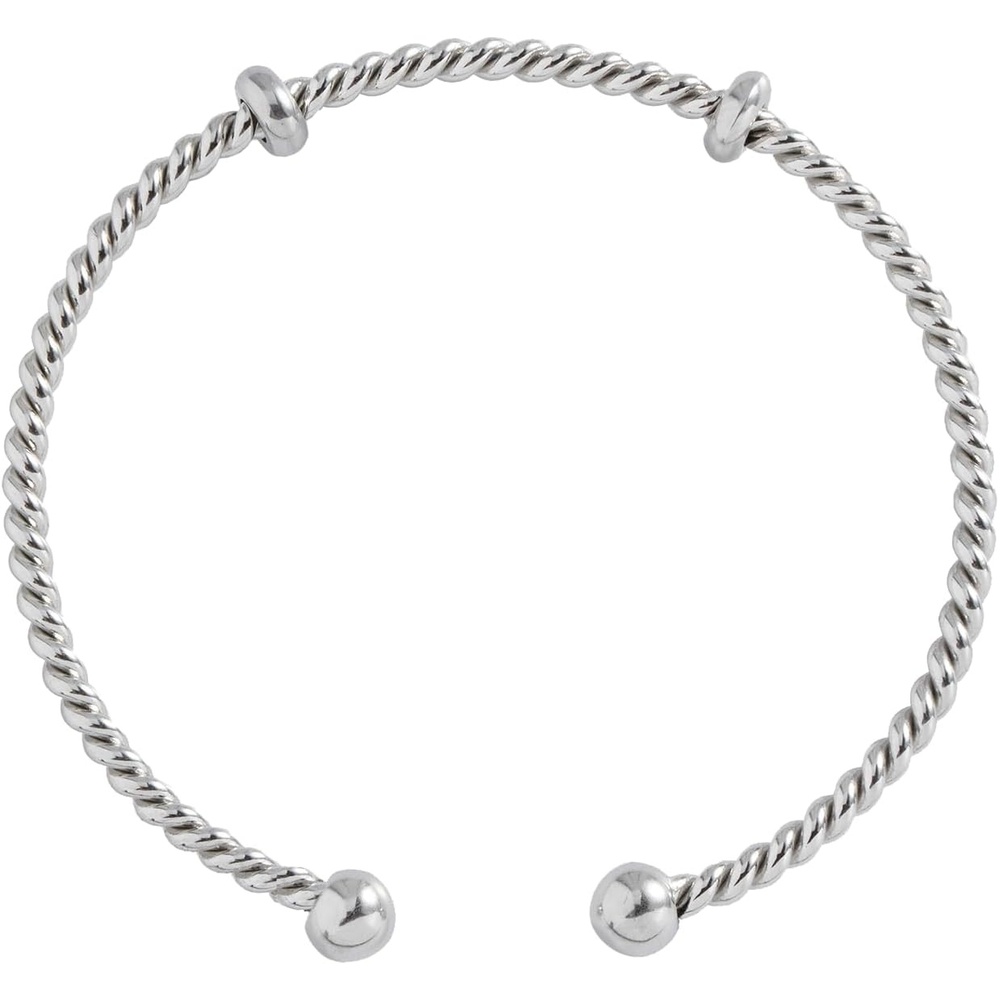 image:imageAlex and Ani French Rope Charm Bracelet CuffStainless Silver