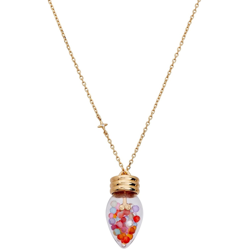 image:imageAlex and Ani Holiday Necklaces for Women  Christmas JewelryLight Bulb Shiny Gold