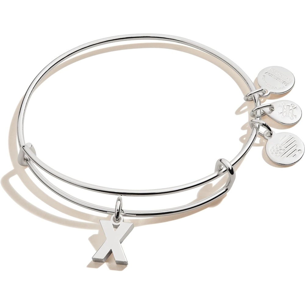 image:imageAlex and Ani Initial X III Bangle BraceletShiny Silver