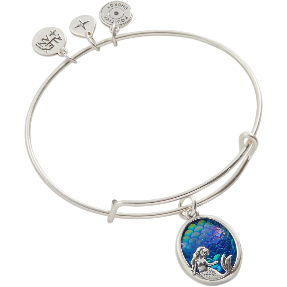 image:imageAlex and Ani Iridescent Mermaid Charm Bangle