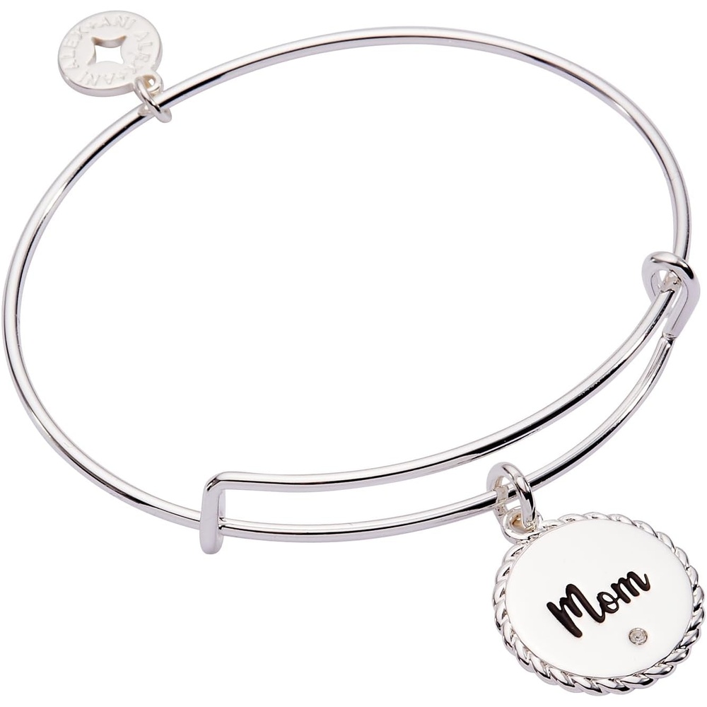 image:imageAlex and Ani Mom Charm Bangle Bracelet for WomenShiny Silver