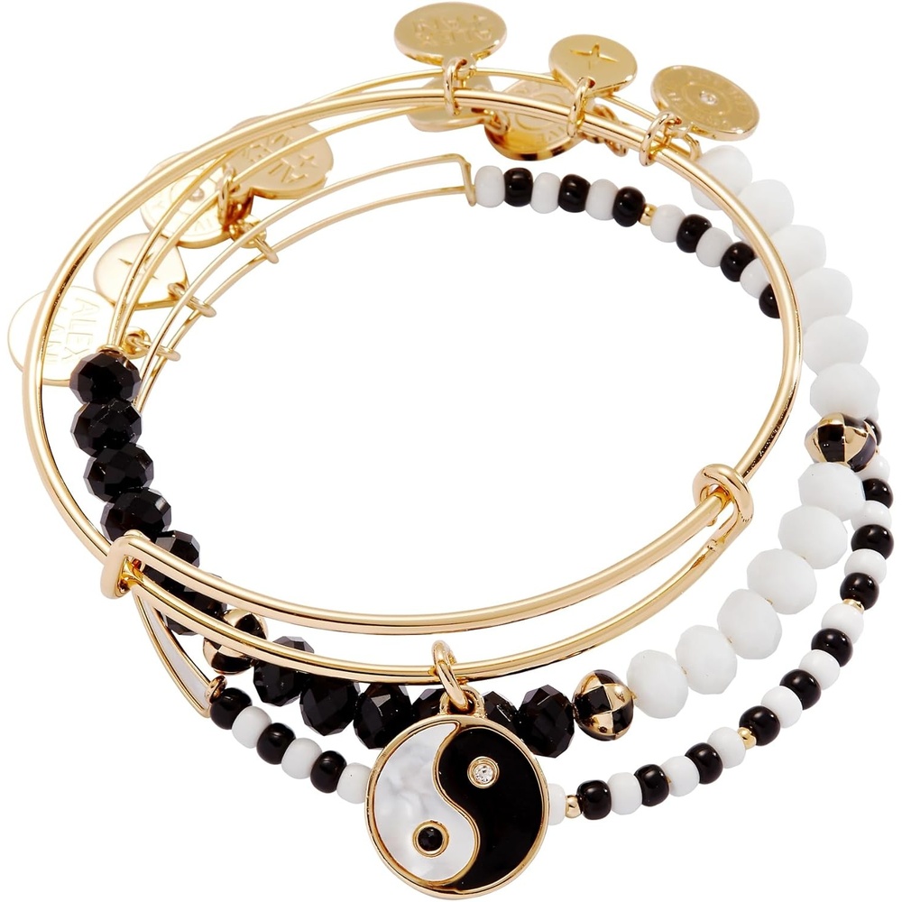 image:imageAlex and Ani Mother of Pearl Yin Yang Bangles Set of 3