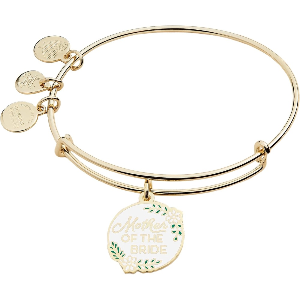 image:imageAlex and Ani Mother of the Bride Heart BangleShiny Gold Finish