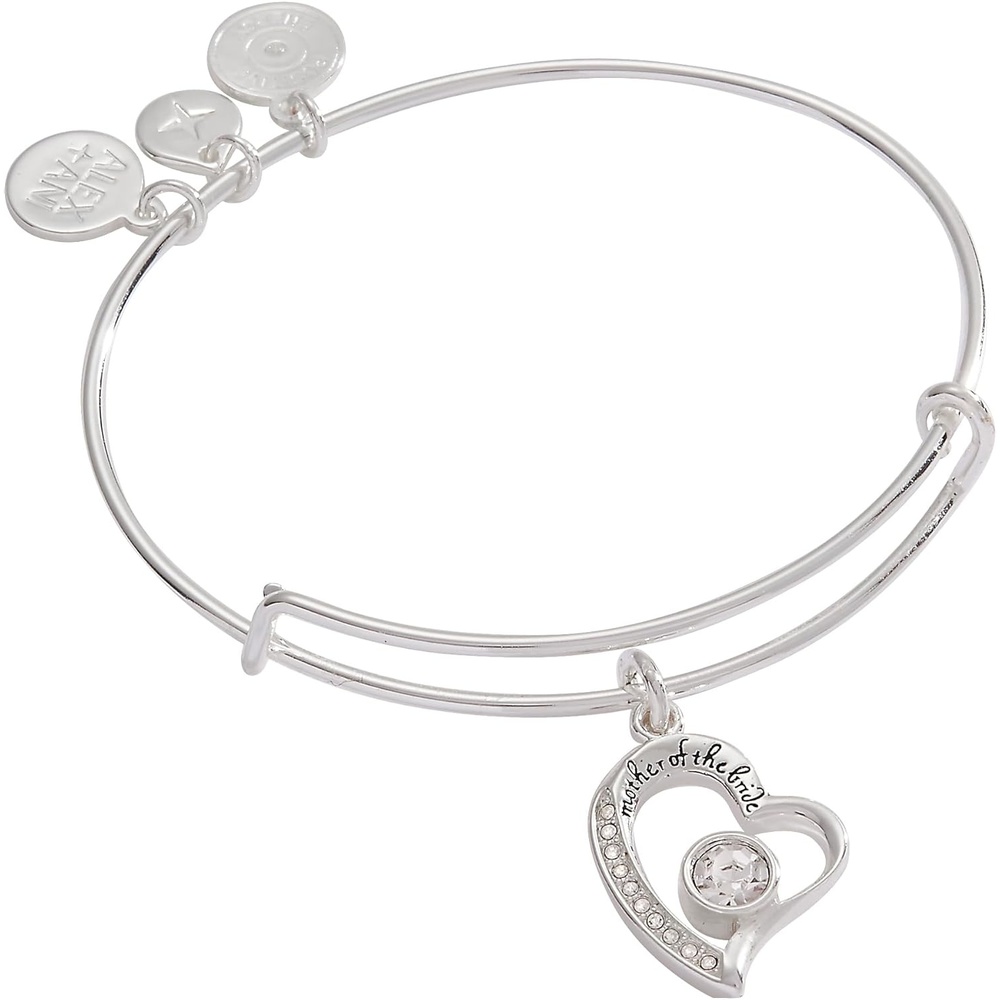 image:imageAlex and Ani Mother of the Bride Heart BangleSilver