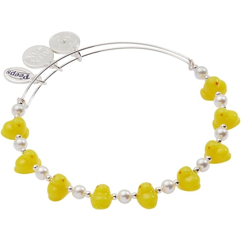 image:imageAlex and Ani PEEPS Chick Beaded BangleSilver