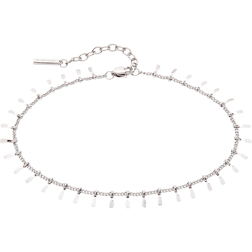 image:imageAlex and Ani Paddle Tassel Chain AnkletStainless Silver