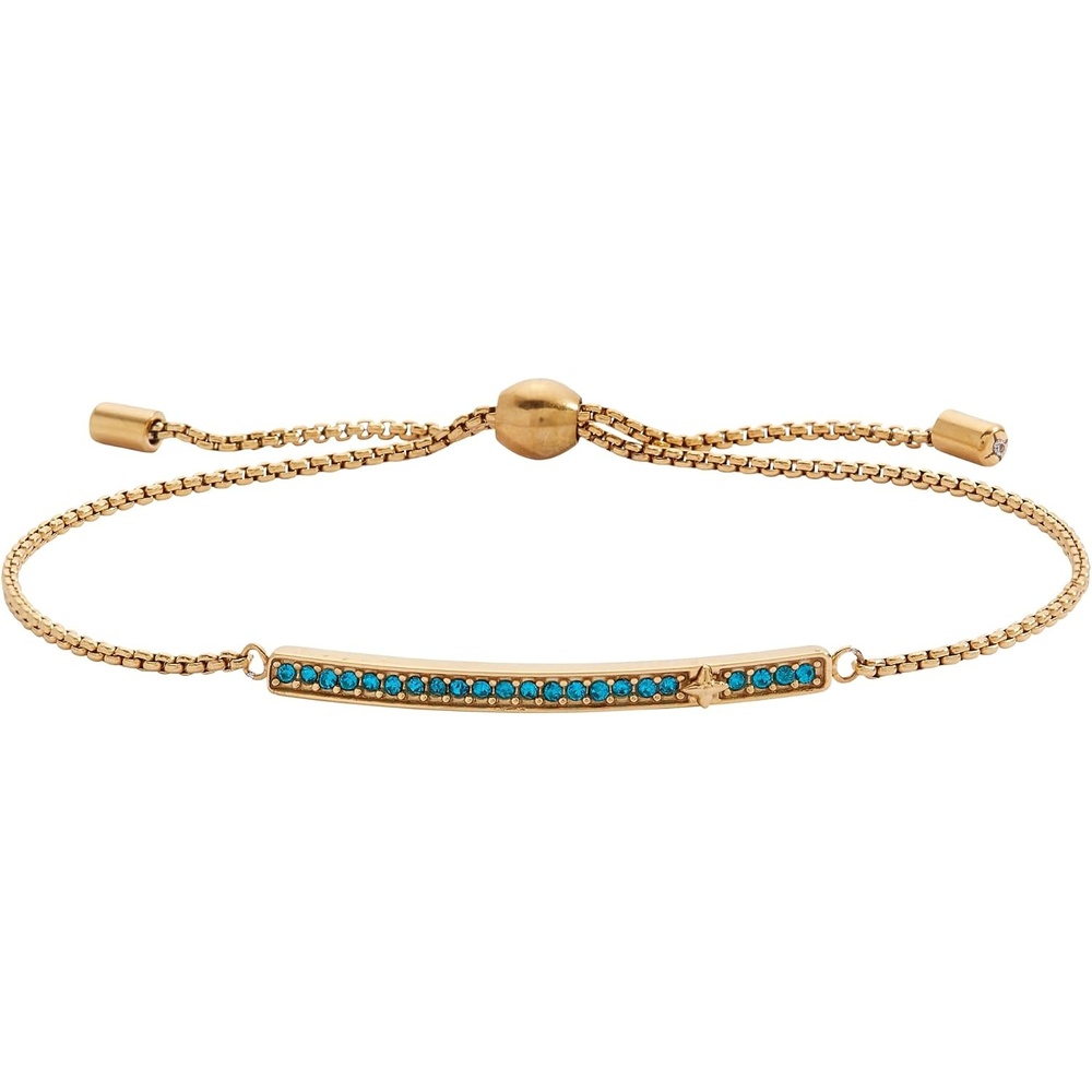 image:imageAlex and Ani Pave Bolo Birthstone Bracelet  Stainless Steel GoldSilver Perfect for Stacking Adjustable Birthstone Bracelet for Women Ideal Gift JewelryDecember