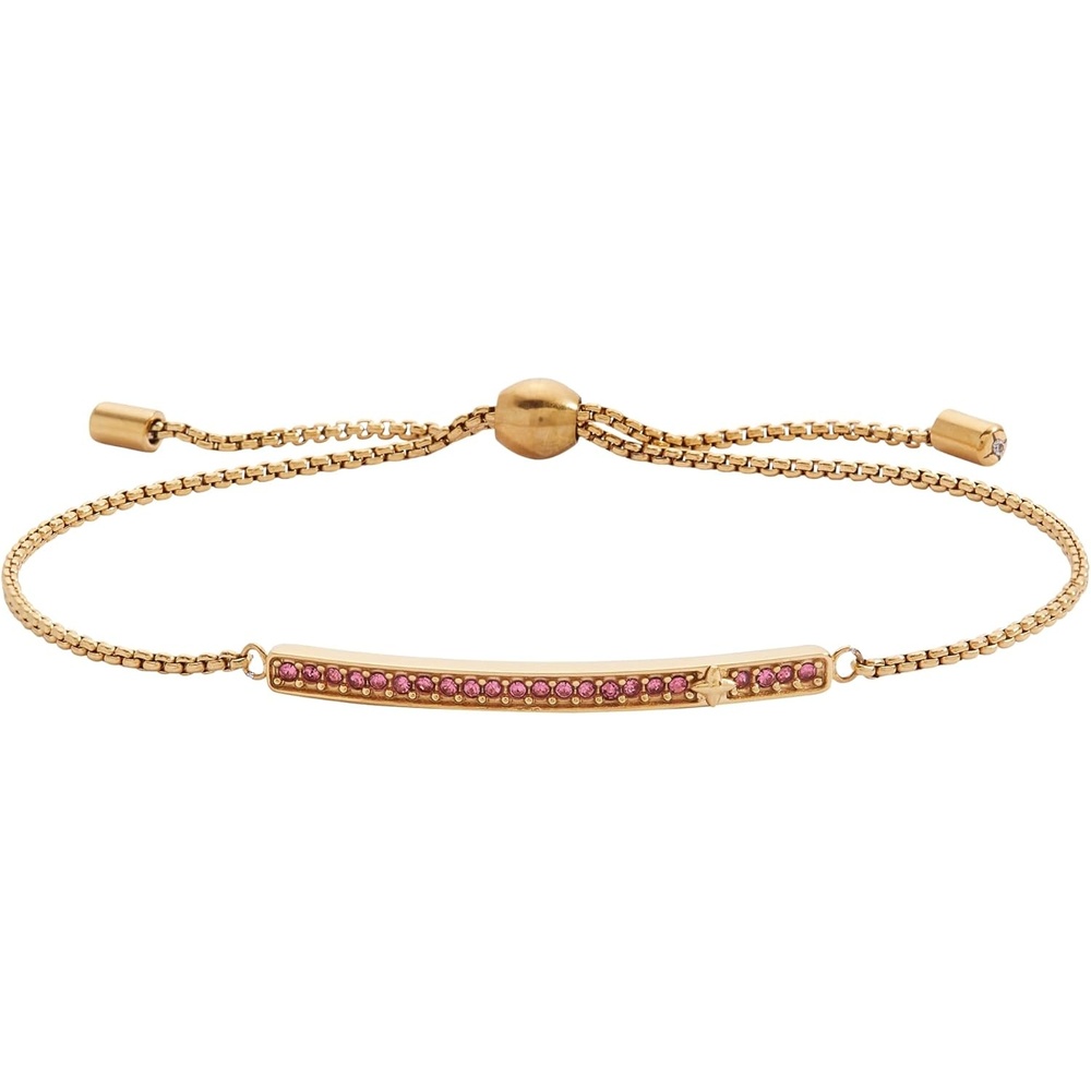 image:imageAlex and Ani Pave Bolo Birthstone Bracelet  Stainless Steel GoldSilver Perfect for Stacking Adjustable Birthstone Bracelet for Women Ideal Gift JewelryOctober