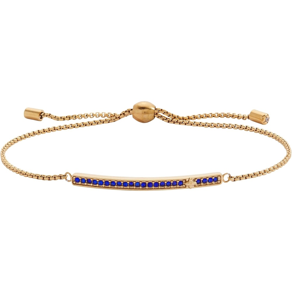 image:imageAlex and Ani Pave Bolo Birthstone Bracelet  Stainless Steel GoldSilver Perfect for Stacking Adjustable Birthstone Bracelet for Women Ideal Gift JewelrySeptember