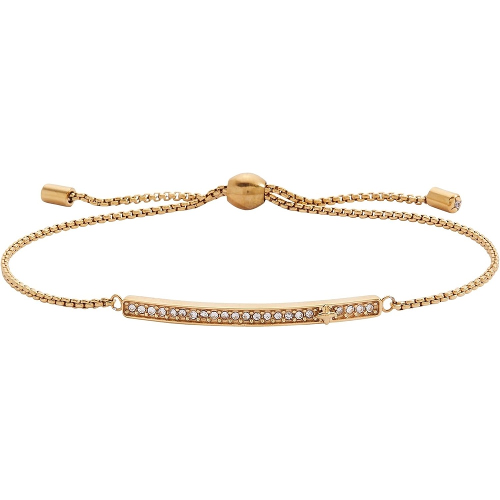 image:imageAlex and Ani Pave Bolo Birthstone Bracelet  Stainless Steel GoldSilver Perfect for Stacking Adjustable Birthstone Bracelet for Women Ideal Gift JewelryApril
