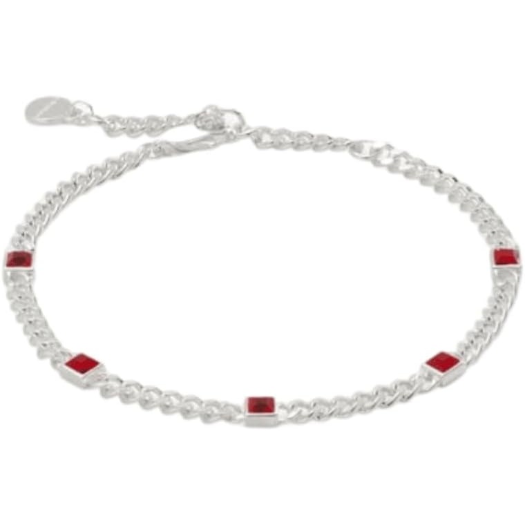 image:imageAlex and Ani Ruby Curb Chain Bracelet July Birthstone