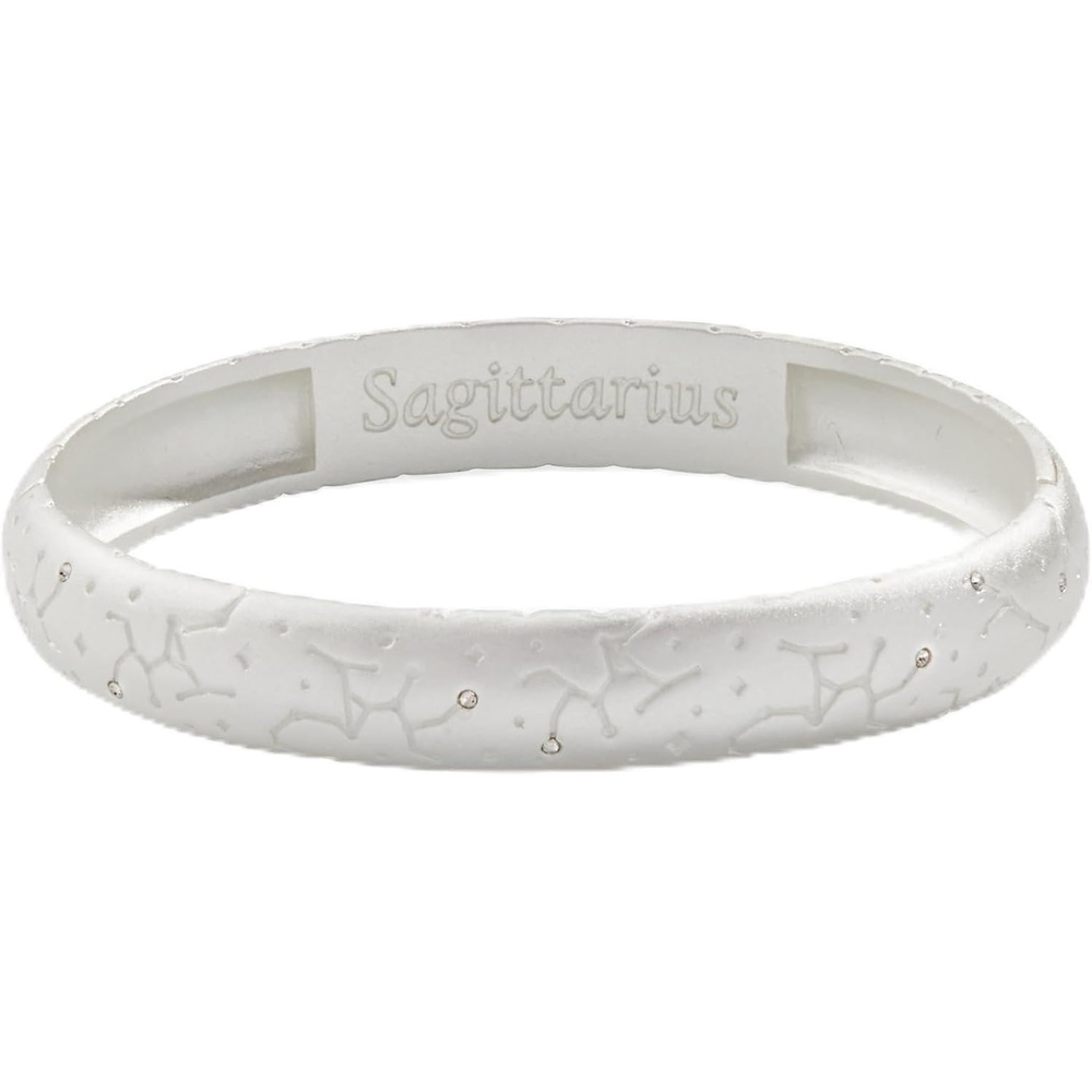 image:imageAlex and Ani Sagittarius Zodiac Hinge BangleSatin Silver