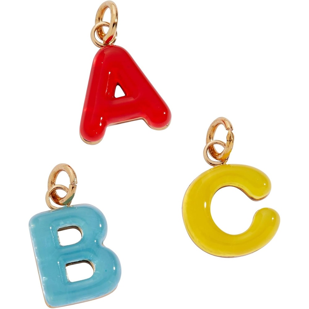 image:imageAlex and Ani School Charm Collection  Playful Enamel amp Resin Charms for Bracelets and Necklaces NickelFree Ideal Gift for Students and TeachersABC Charm Trio Set of 3