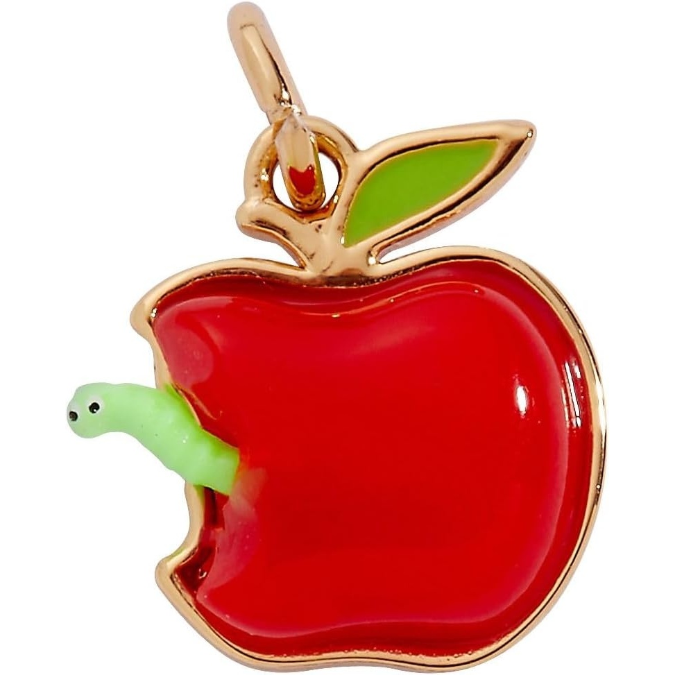 image:imageAlex and Ani School Charm Collection  Playful Enamel amp Resin Charms for Bracelets and Necklaces NickelFree Ideal Gift for Students and TeachersApple Charm