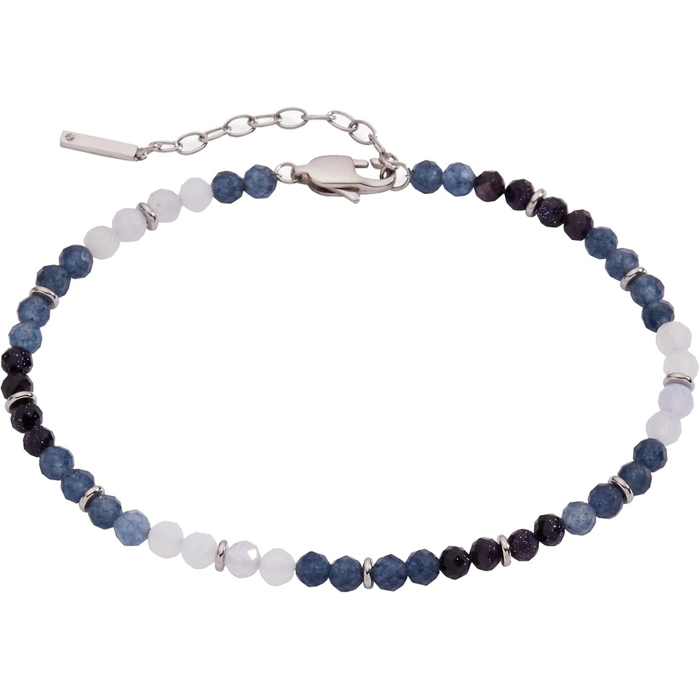 image:imageAlex and Ani SemiPrecious Beaded AnkletBlue