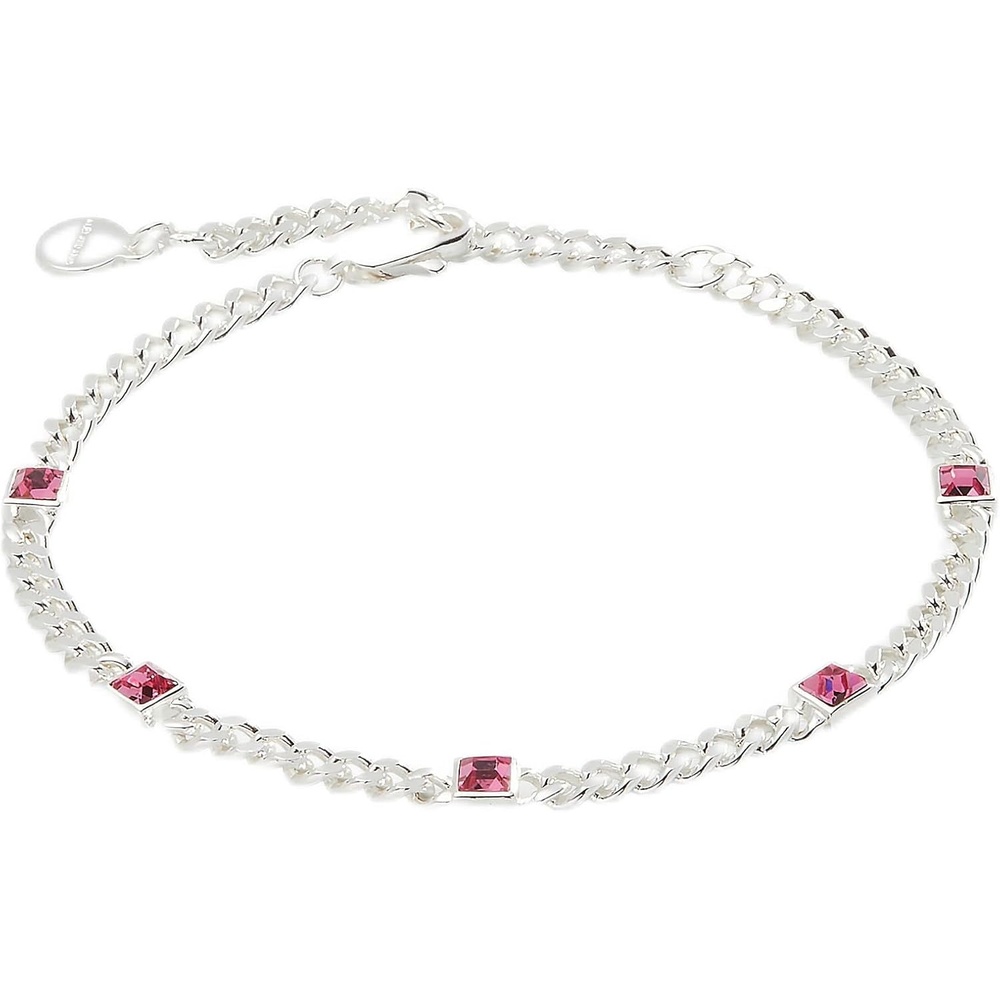 image:imageAlex and Ani September Birthstone Sapphire Curb Chain BraceletShiny Silver