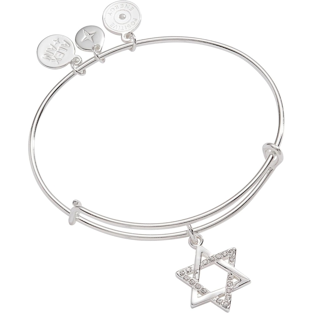 image:imageAlex and Ani Star of David BangleSilver