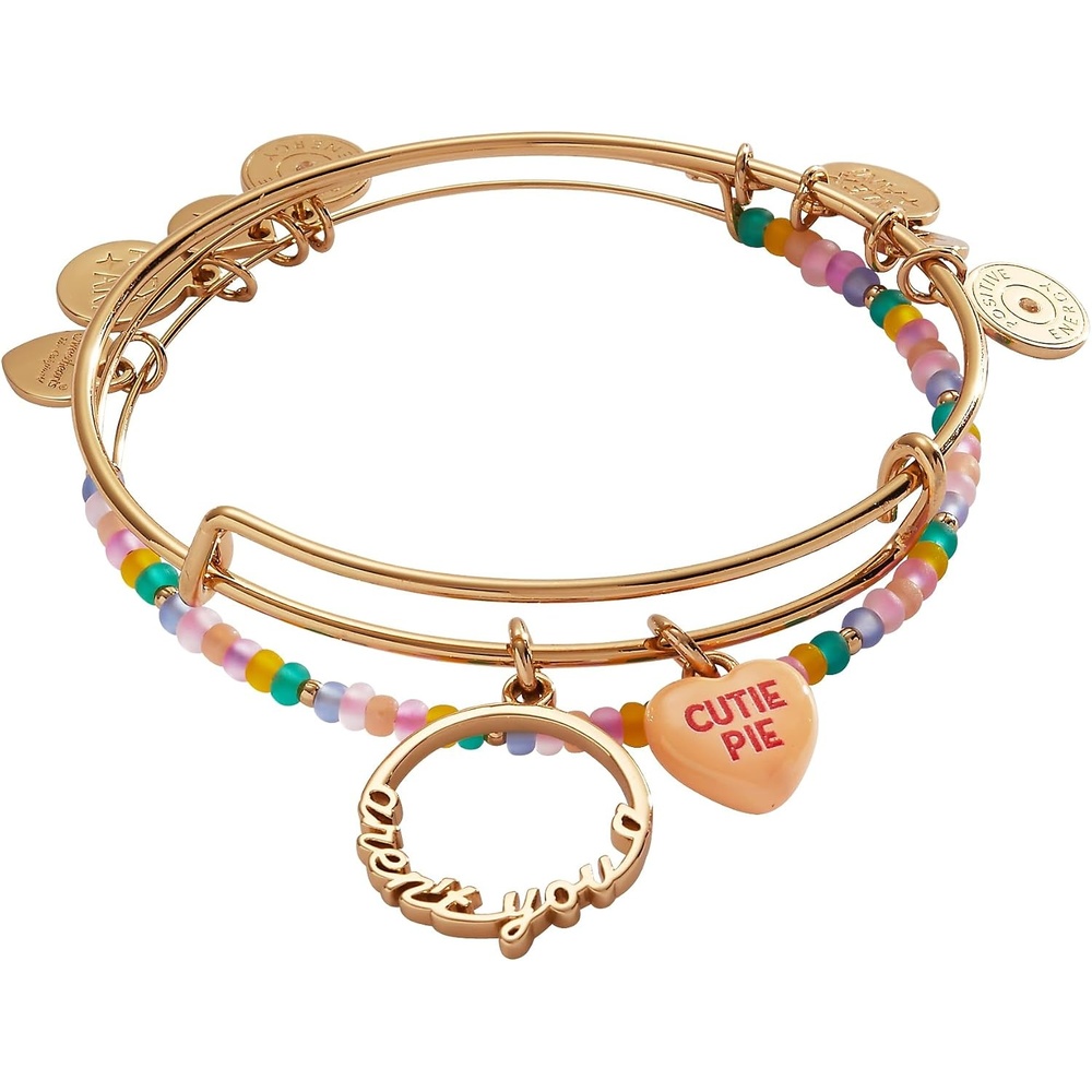 image:imageAlex and Ani Sweethearts Bestie Charm Bangles Set of 2Sweethearts Cutie Pie Set of 2 Bangles