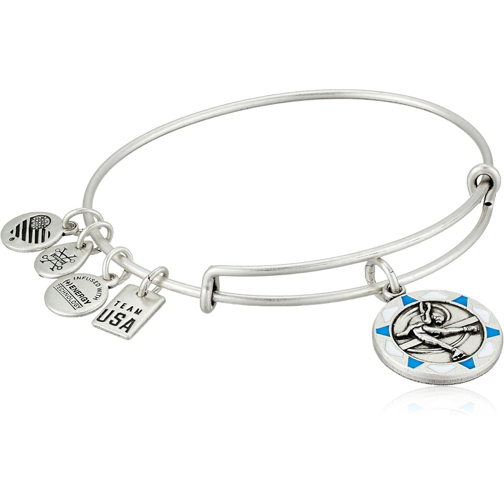image:imageAlex and Ani Team USA Figure Skating Charm Bangle