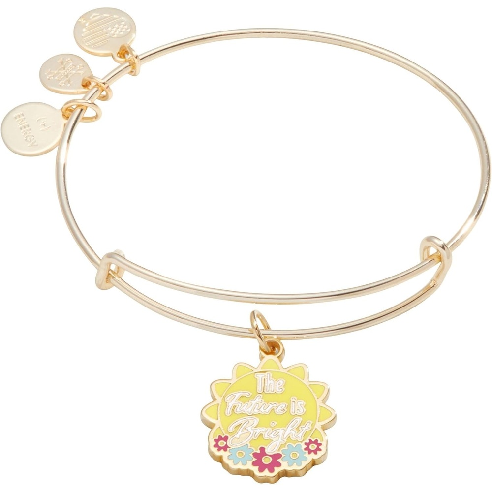 image:imageAlex and Ani The Future Is Bright Charm Bangle Bracelet Shiny Gold