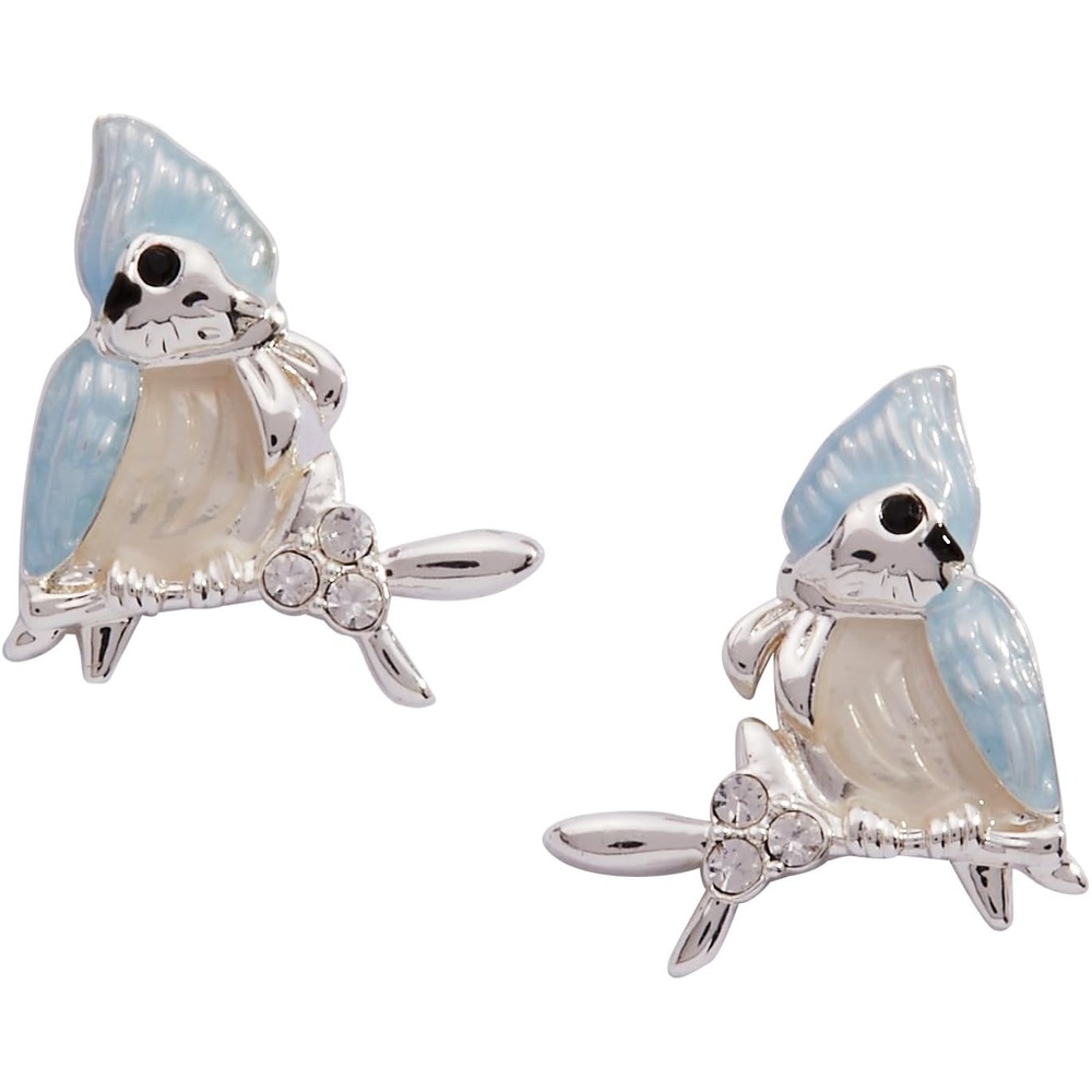 image:imageAlex and Ani Tufted Titmouse Bird JewelryStud Earrings
