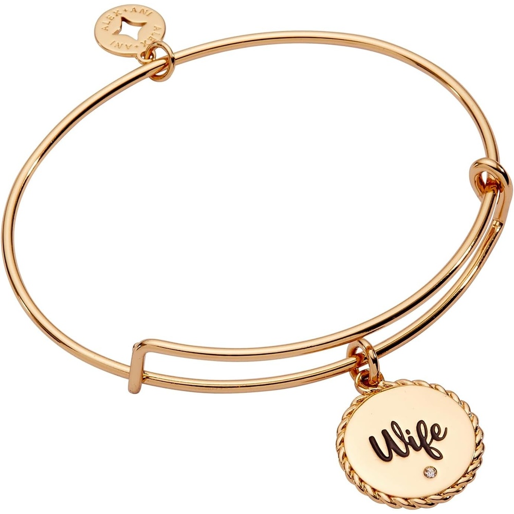 image:imageAlex and Ani Wife Charm Bangle Bracelet for WomenShiny Gold