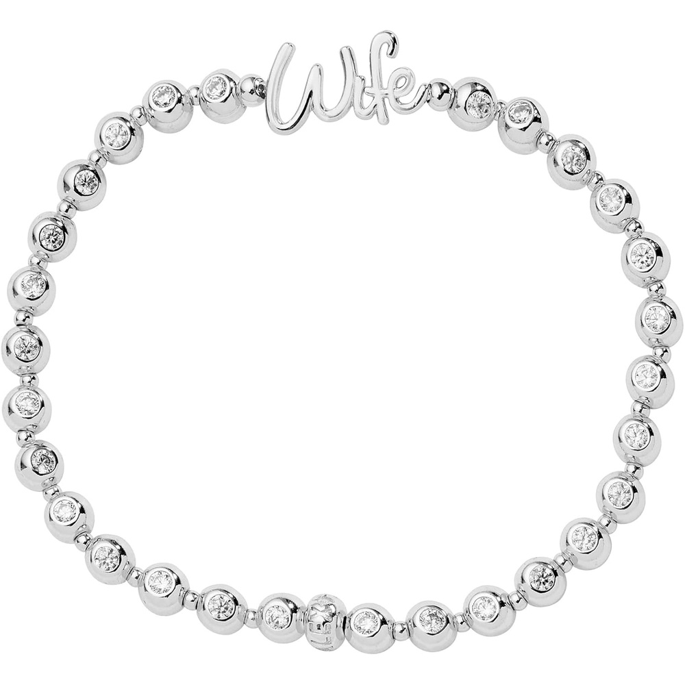image:imageAlex and Ani Wife Elongated Crystal Stretch Bracelet for WomenShiny Silver