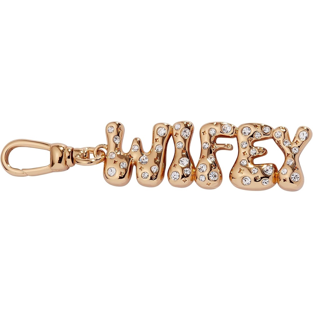 image:imageAlex and Ani Wifey Bubble Fob Clip Charm Shiny Gold