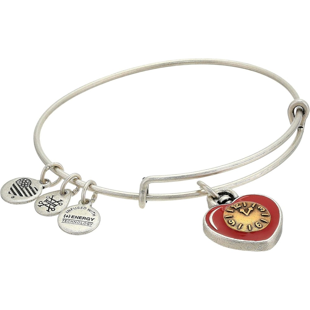 image:imageAlex and Ani Wizard of Oz Heart Bangle Bracelet TwoToneRafaelian Silver