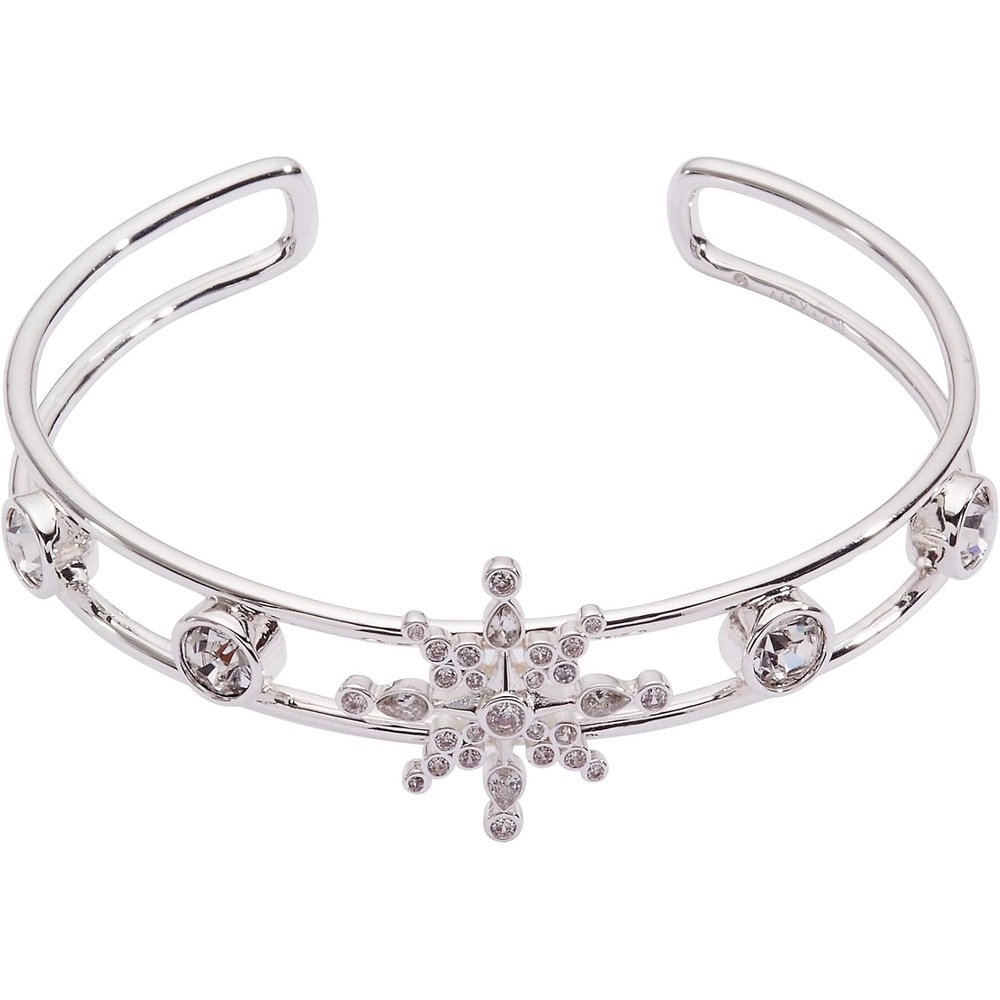 image:imageAlex and Ani Womens Snowflake Bracelets  NickelFree Trendy Bracelets for Women Ideal Jewelry GiftCrystal Snowflake