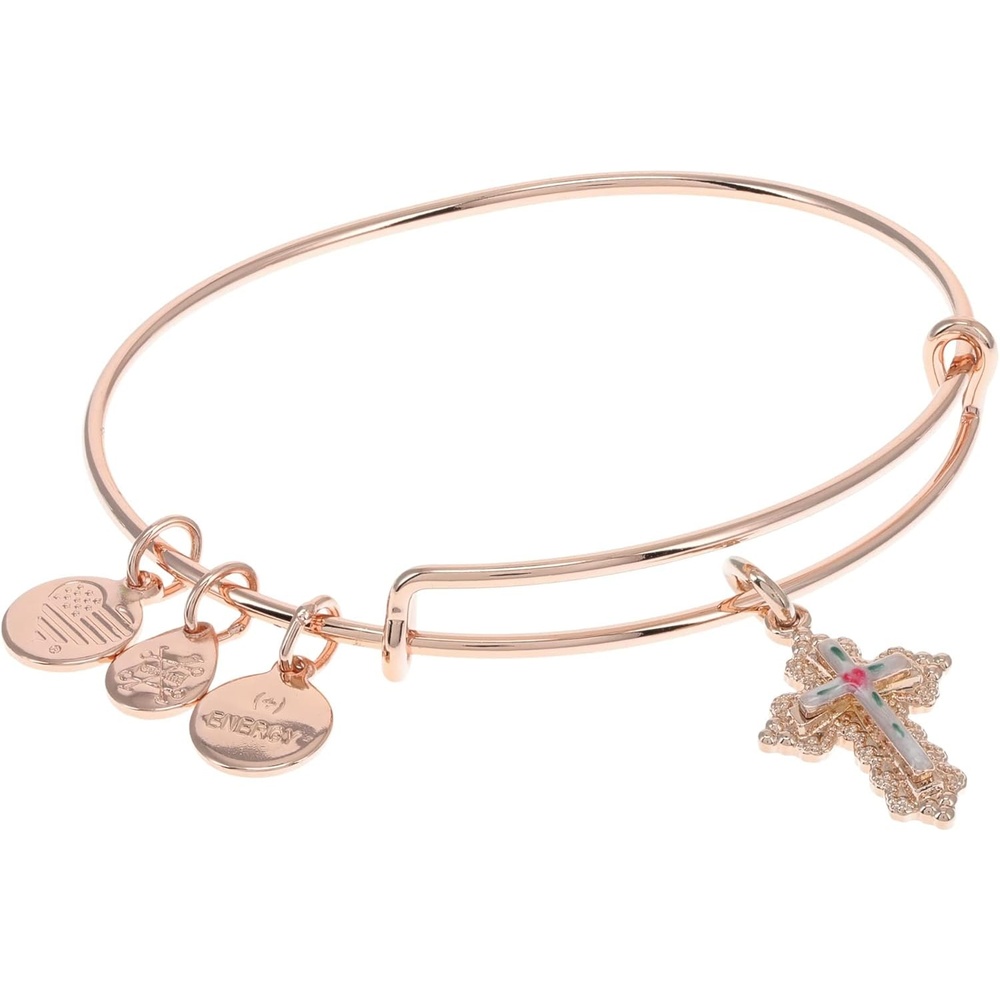 image:imageCross Charm Bangle by Alex and AniShiny Rose