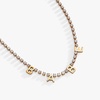 ALEX AND ANI “Babe Crystal Tennis Necklace(Stainless Gold)