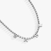 ALEX AND ANI “Babe Crystal Tennis Necklace(Stainless Silver)