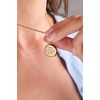 ALEX AND ANI Daughter Dandelion Disc Charm(Stainless Gold)