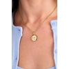 ALEX AND ANI Daughter Dandelion Disc Charm(Stainless Gold)
