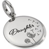 ALEX AND ANI Daughter Dandelion Disc Charm(Stainless Silver)