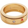 ALEX AND ANI Garden Party Fidget Ring, Brass Shiny Gold