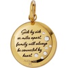 ALEX AND ANI Mom Butterfly Disc Charm(Stainless Gold)