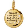 ALEX AND ANI Niece Lavender Disc Charm(Stainless Gold)