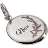 ALEX AND ANI Niece Lavender Disc Charm(Stainless Silver)