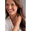 ALEX AND ANI Pearlized Dove Peace Slider Necklace, Shiny Gold