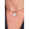 ALEX AND ANI Sister Dragonfly Disc Charm(Stainless Silver)